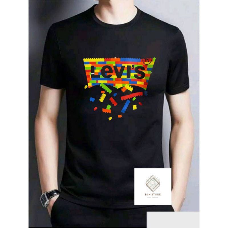 Koas Pria Casual Original Made In Philiphines Murah Meriah Lengan Pendek Kaos Super Premium Cotton combed 24S Full accessories Kaos Warna Warni