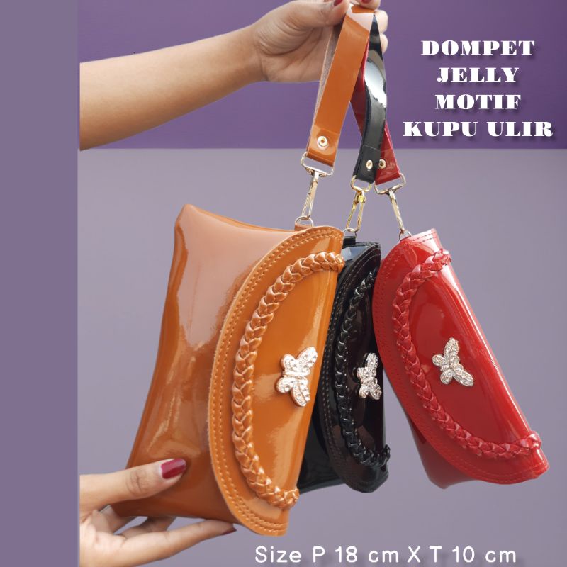 DOMPET  LUFAS JELLY KENYAL GLOSSY CANTIK
