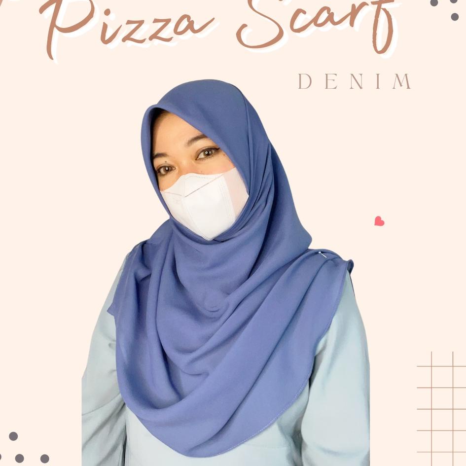 Stok Terbatas PIZZA SCARF SHAWL CURVE HIJAB MALAYSIA
