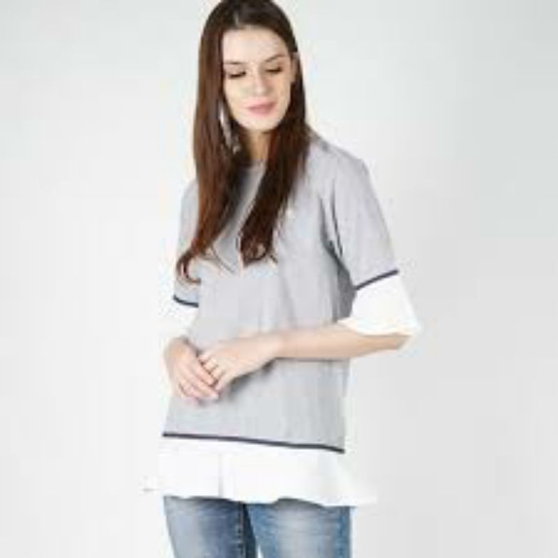 KC529 KEMEJA BLOUSE LOIS ORIGINAL WANITA