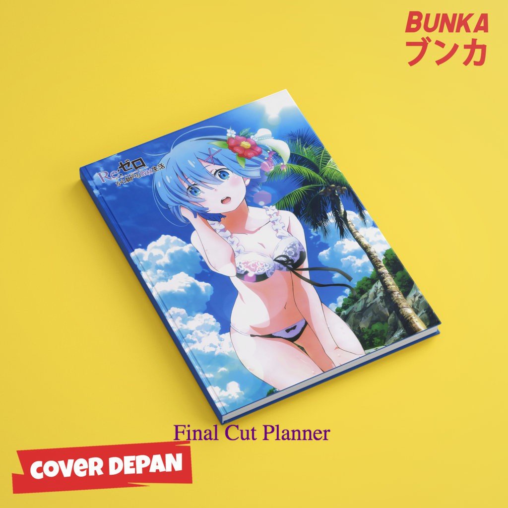 

Notebook Anime Re Zero Rem Bikini Hardcover A5 Buku Tulis Catatan Notes Agenda Planner Jurnal .