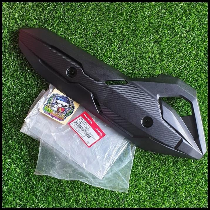 PELINDUNG KNALPOT TUTUP TAMENG COVER KNALPOT AIRBLADE CARBON ORIGINAL HONDA VIETNAM PNP VARIO 125 150 PCX LOKAL 150 COVER TUTUP TAMENG KNALPOT AIRBLADE VARIO 125 150 160 ABS CBS PCX CBU AIR BLADE VIETNAM grtrs-1