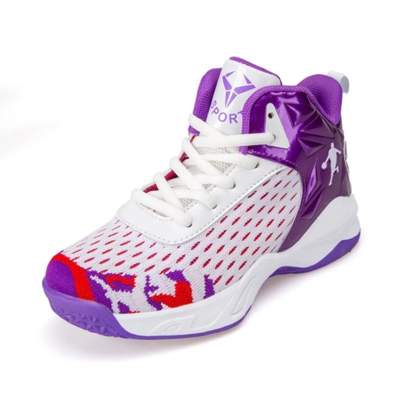 Minipetite SH2204 Sepatu sneakers sport olahraga basket premium breathable ringan nyaman dipakai kanvas sol empuk anak usia 5 tahun sd remaja dewasa size 31 - 40