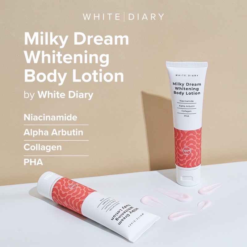 White Diary_ Milky Dream Whitening Body Lotion Collagen