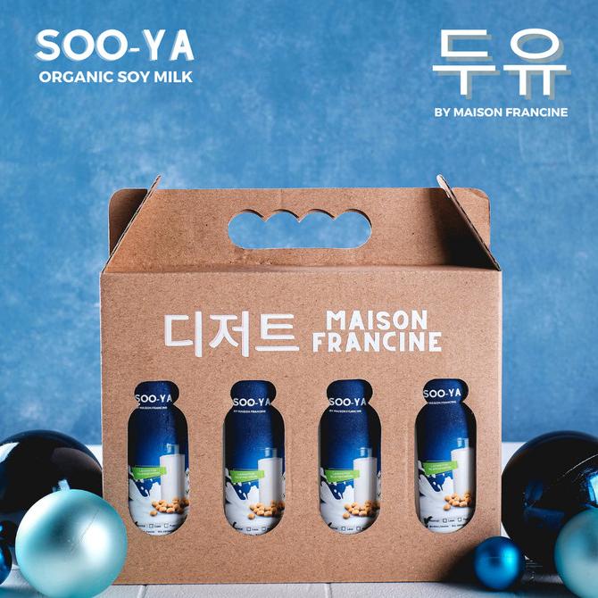 

Premium Product!!! Soo Ya Korean Organic Soy Milk Susu Kedelai Lactose Free - Hampers Set - Paling Dicari