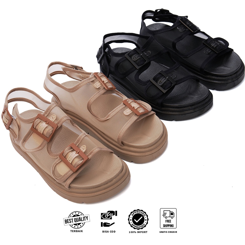 Dokter Sepatu Import - Lea Sandal Strap Sandal Jepit Tali Viral Import Wanita 2002 -  Free Kotak Sepatu!!! Sale!!!