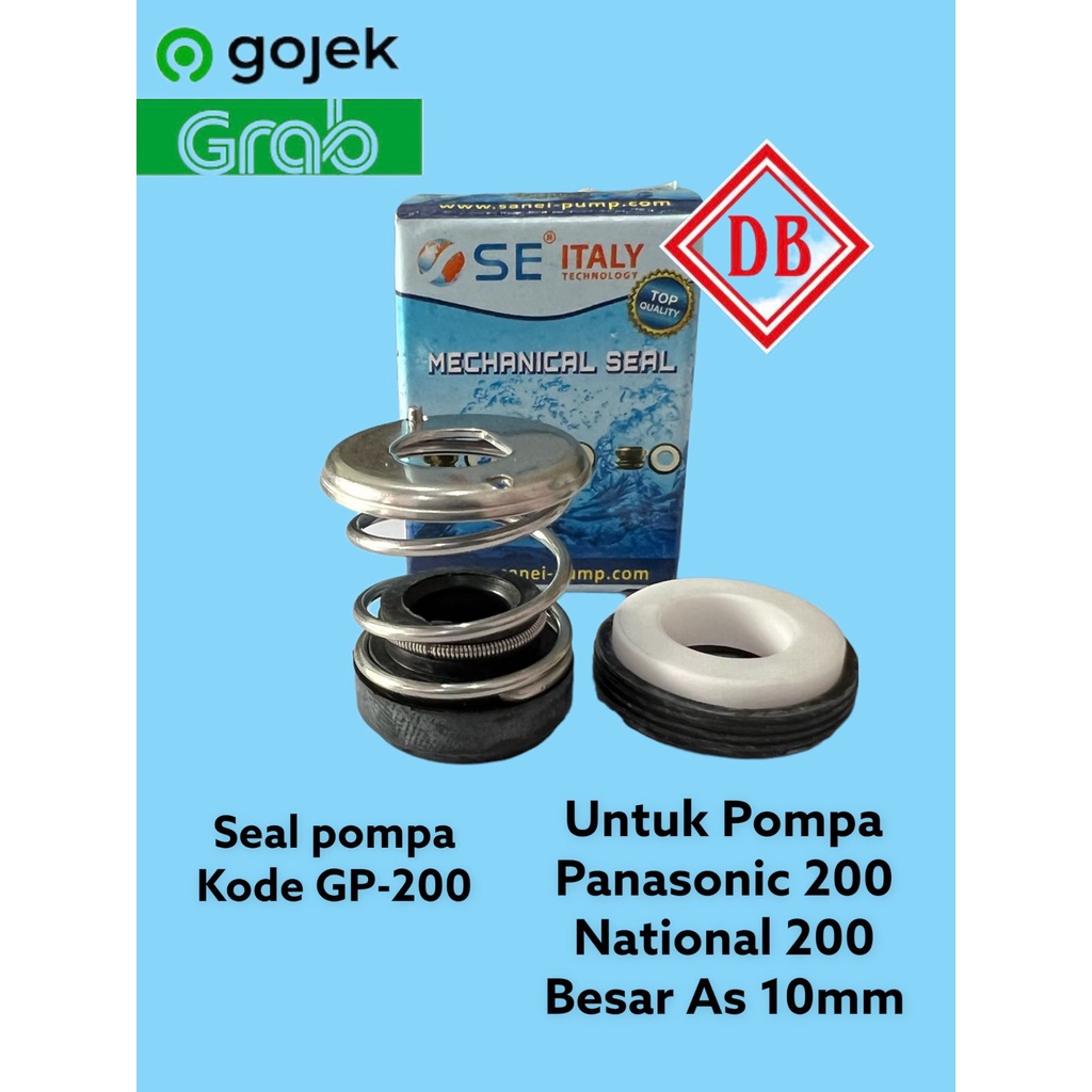 SEAL POMPA GP-200 NATIONAL/PANASONIC 200watt/MECHANICAL SEAL POMPA AIR