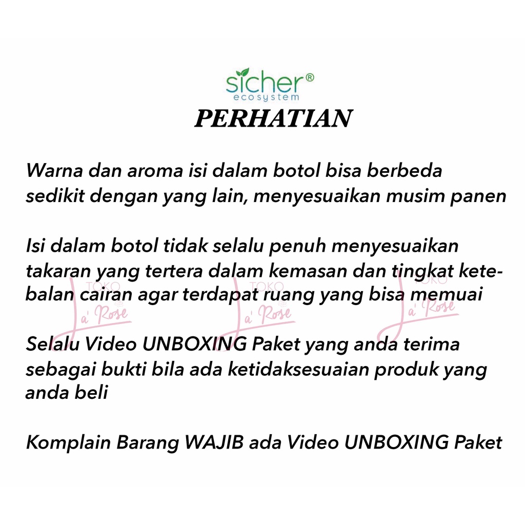 Sicher Essential Oil White Musk Aromatherapy Pengharum Pewangi Ruangan Aromaterapi 100ml