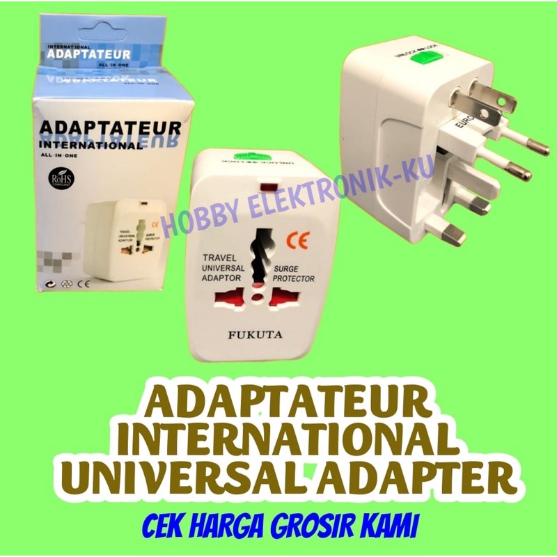 ADAPTATEUR INTERNATIONAL STEKER UNIVERSAL TRAVEL ADAPTER