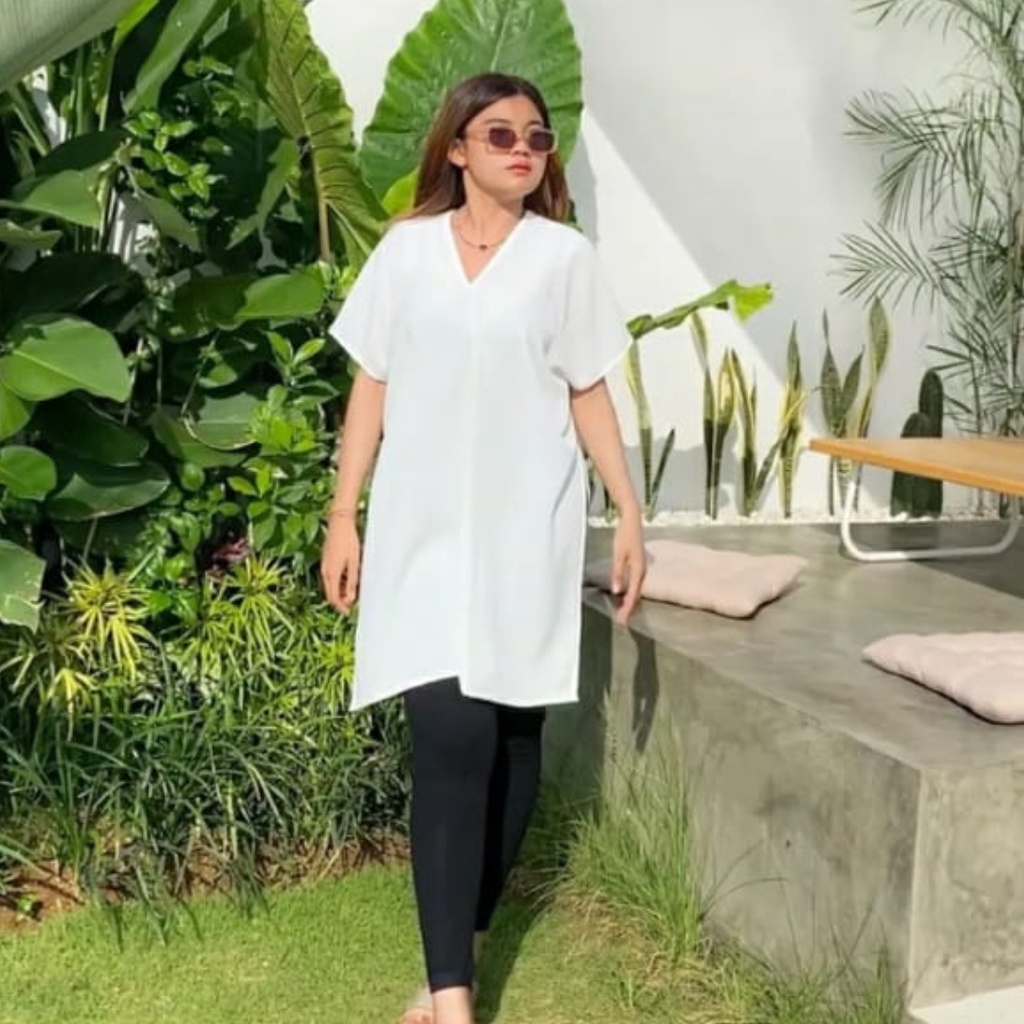 Nagita Long Square Top Crinkle