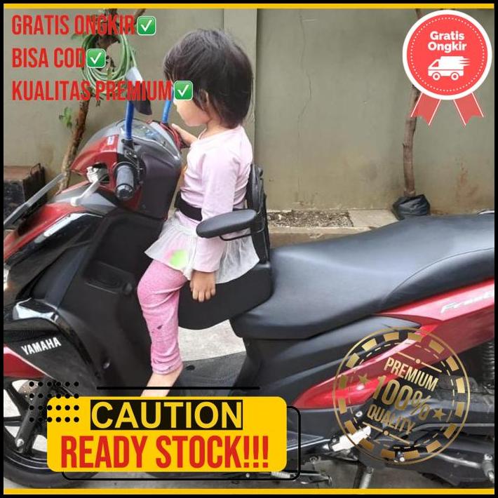 Jok Boncengan Anak Untuk Motor Freego Ada Besi Sandaran & Seatbelt