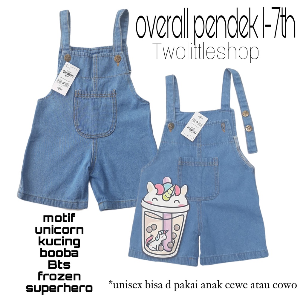 OVERALL SAKU DEPAN /TENGAH