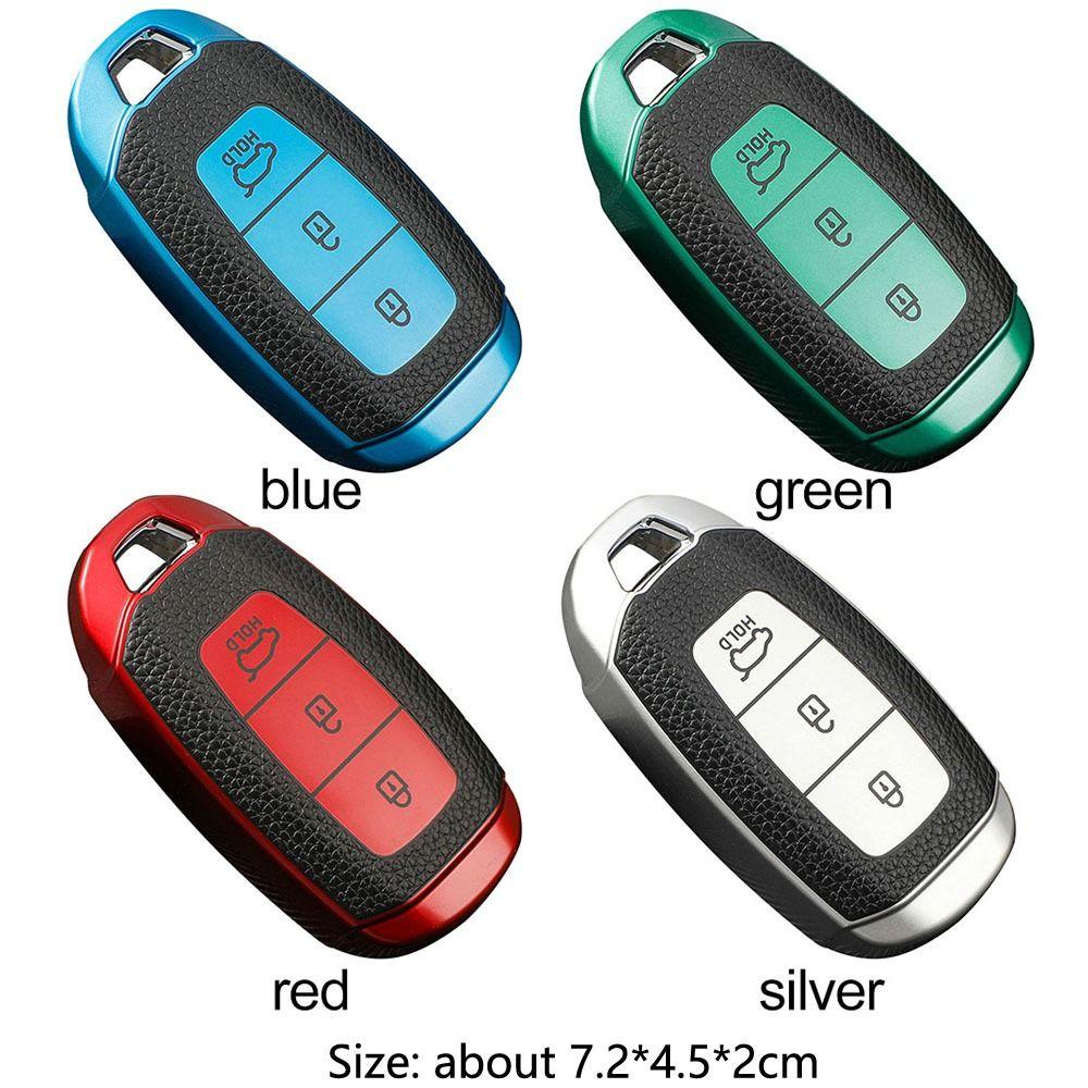 POPULAR Remote Key Case Full Protection Pelindung Kulit Key Fob Cover Untuk Hyundai i30 ix25