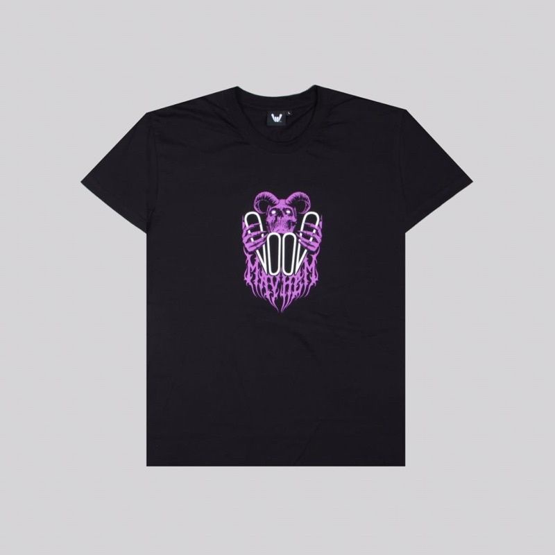 kaos mayhem distro bali demonio warna hitam mayhem distro bali