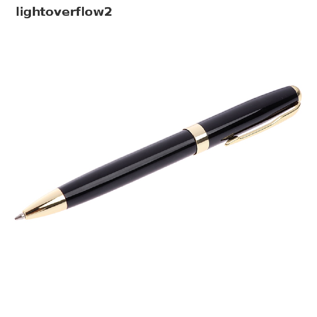 (lightoverflow2) 1pc Bolpen metal Rotasi Putar Untuk stationery Sekolah / Kantor