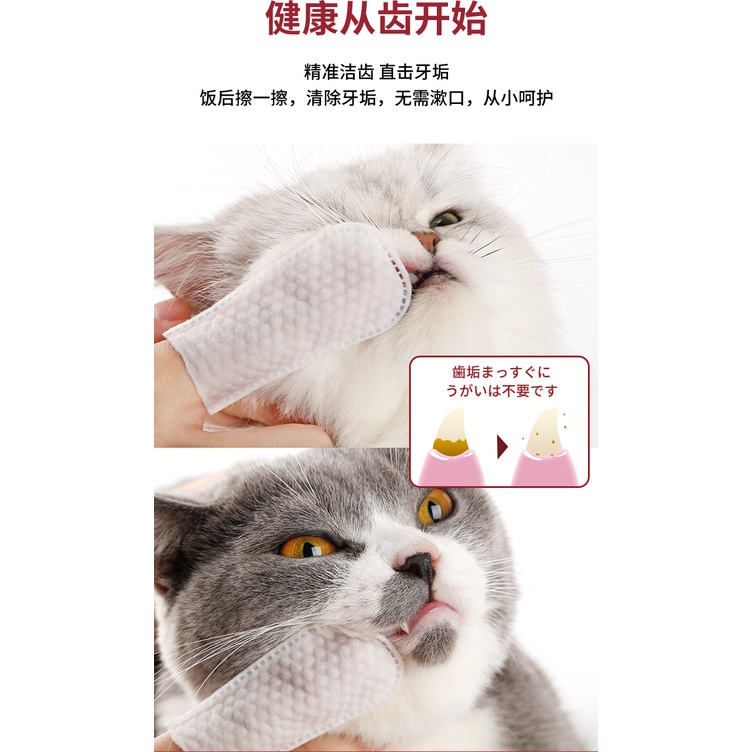 Tisu Hewan Pembersih Karang Gigi Anjing kucing isi 55pcs