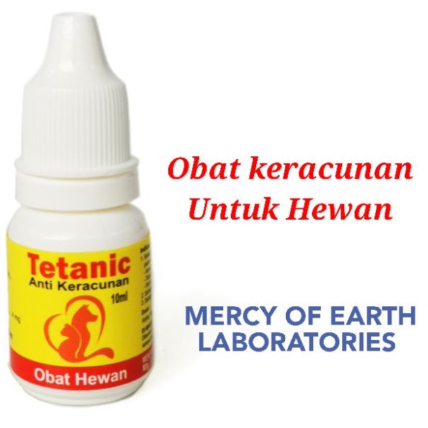 TETANIC ANTI KERACUNAN / obat anti racun untuk kucing anjing / Obat Keracunan Kucing Anjing
