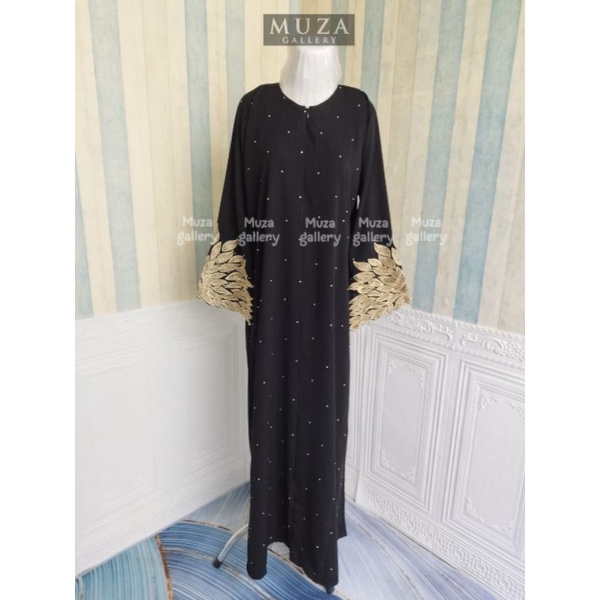 MUZA ABAYA HITAM ABAYA TURKEY SONIA (BUSUI)