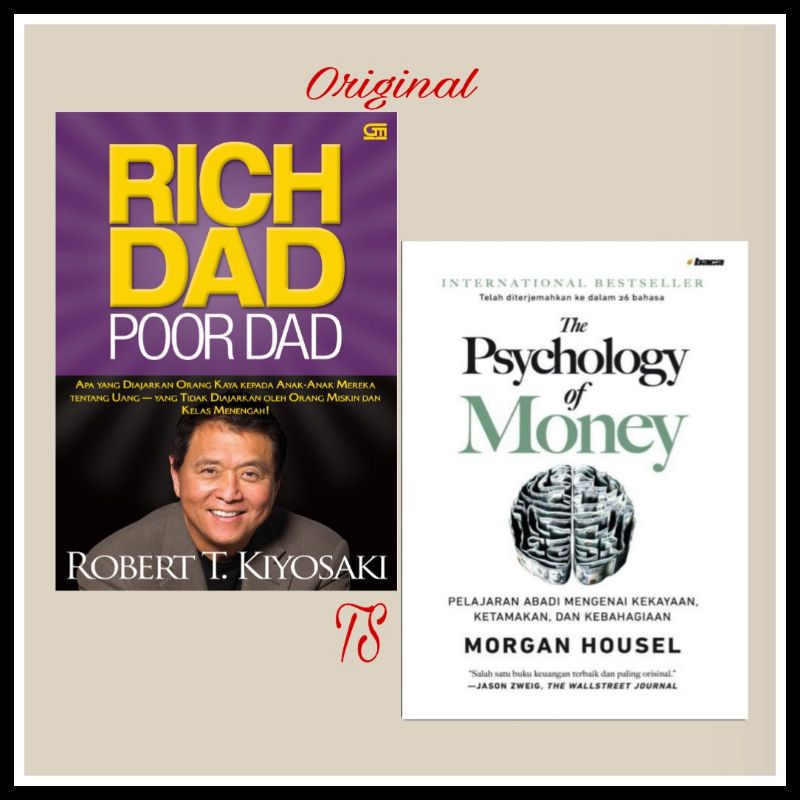 Jual Paket Bundling Buku Rich Dad Poor Dad & The Psychology Of Money ...