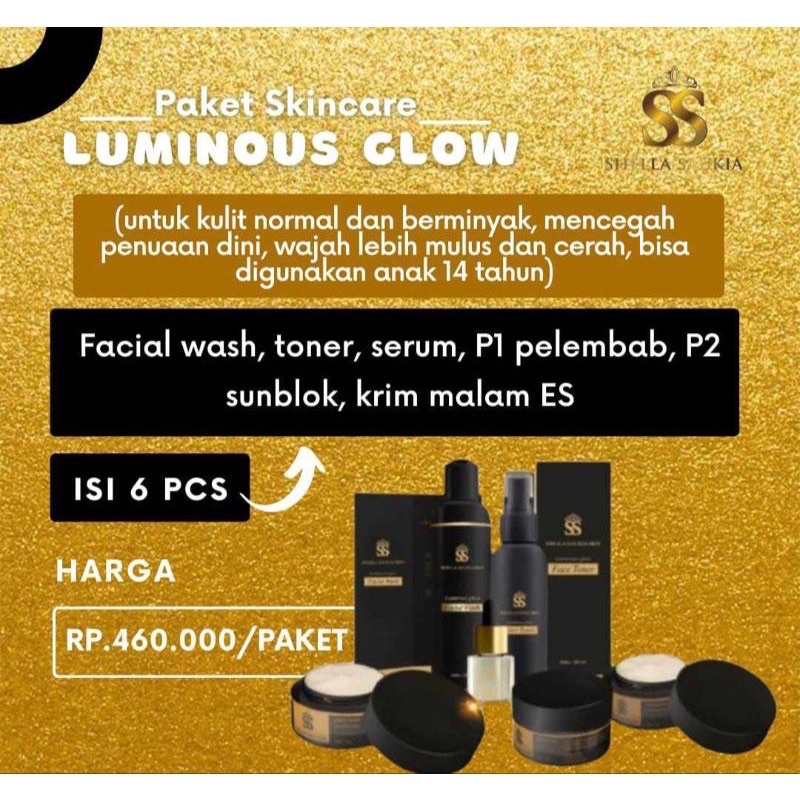 PAKET ES LUMINOUS GLOW SERUM SHELLASAUKIA