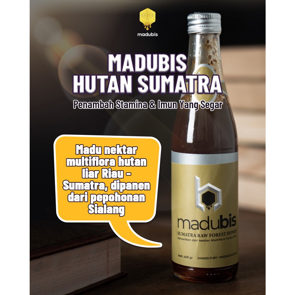 

Madu Hutan Murni Asli Riau Nektar Multiflora - Madubis Sumatra Raw Forest Honey