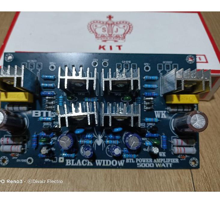 Muraaaahh.. Kit Driver Power Amplifier  BTL Black Widow 5000W by SJ