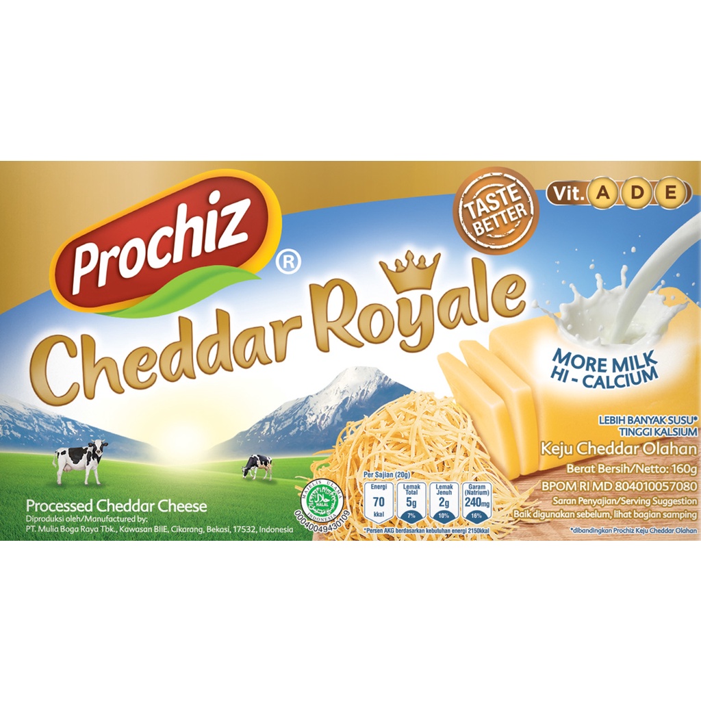 PROCHIZ Cheese Cheddar 170 Gr