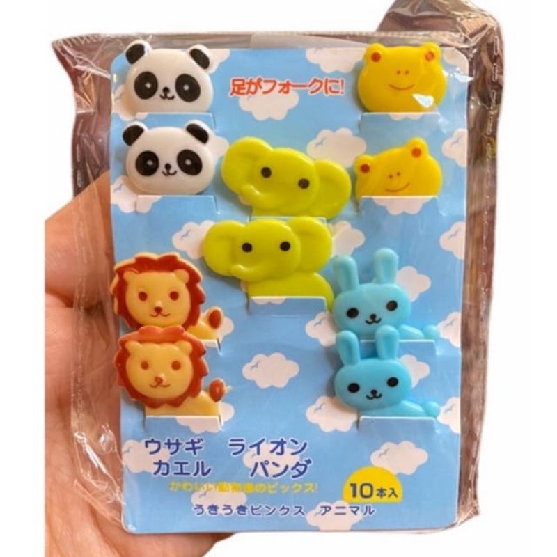 Tusukan Bento Food Pick Bento Animal