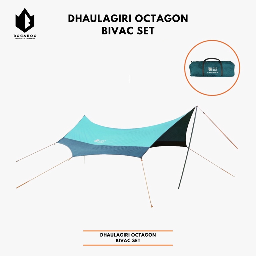 BISA COD Bivak Set - DHAULAGIRI OCTAGON BIVAC SET - Bivak Set Dhaulagiri WP - Emergency Shelter - Tenda Darurat Gunung Outdoor Hiking
