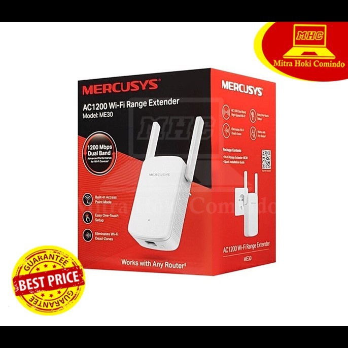 EXTENDER MERCUSYS ME30 AC1200 Wi-Fi Range Extension