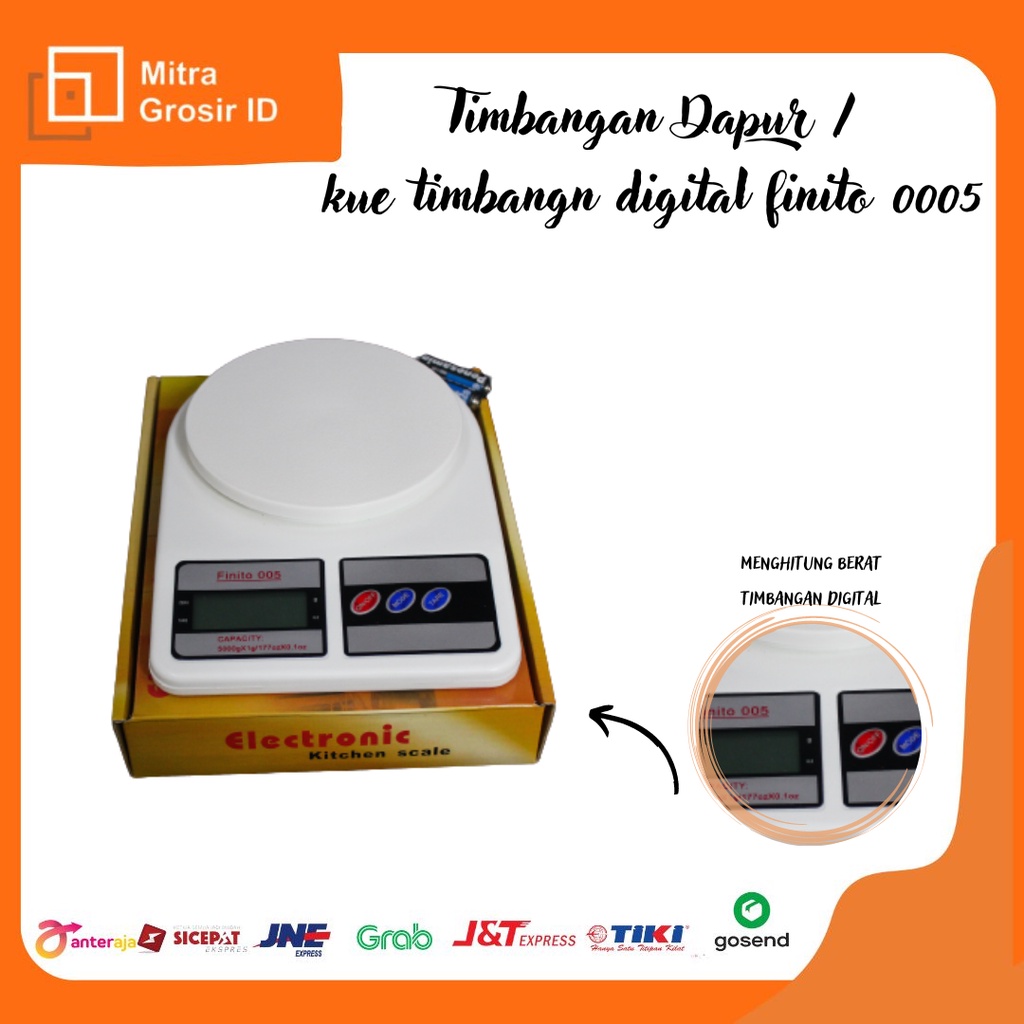 Timbangan Dapur /  Kue Timbangan Digital FINITO 005