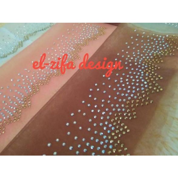 Terupdate VIJEC Inner Diamond Mutiara Zigzag GOLD Pengantin Pesta Tile Tile 47 Dijual Murah