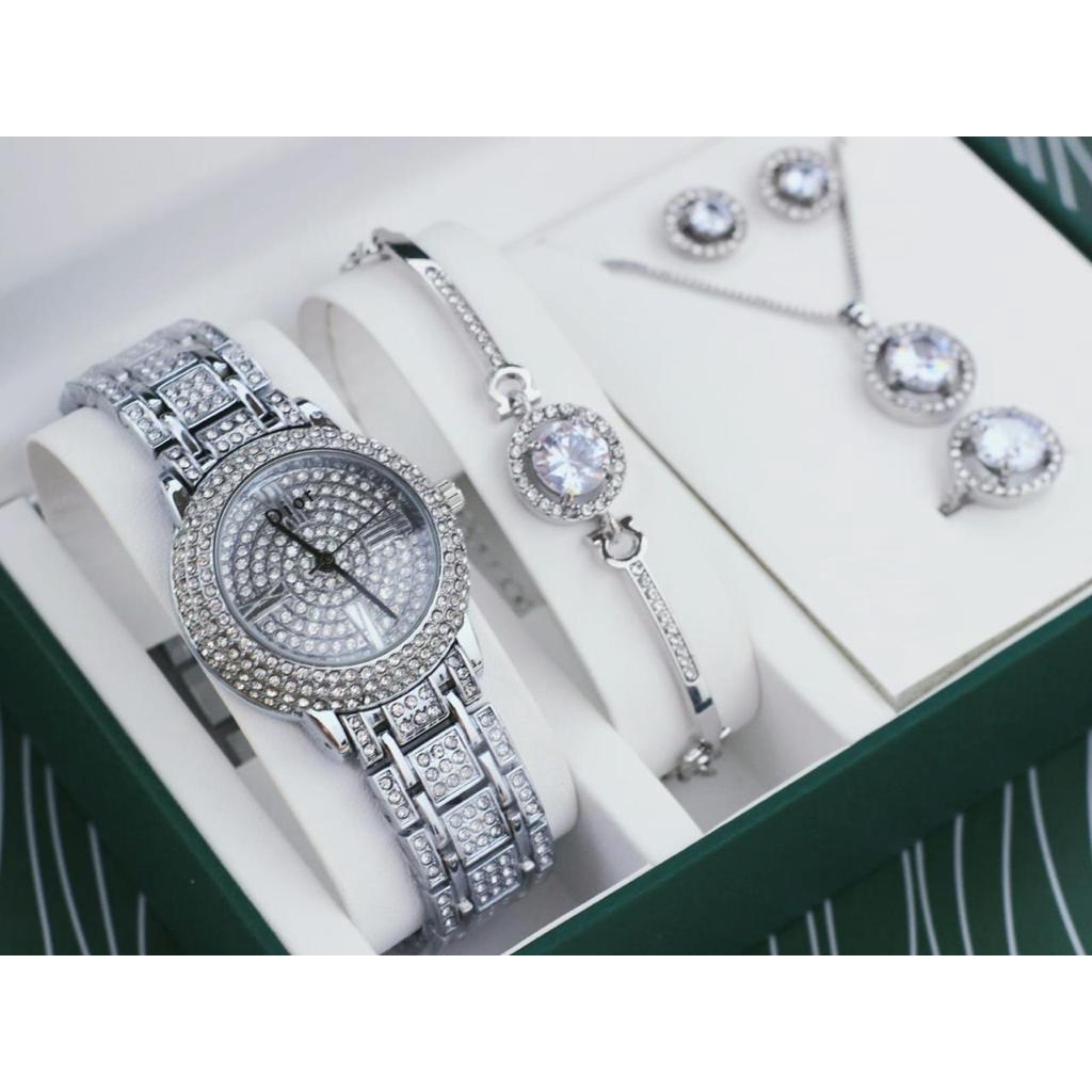 [ Promo Cod] GELANG/ Jam Tangan Wanita Mewah / Harga set