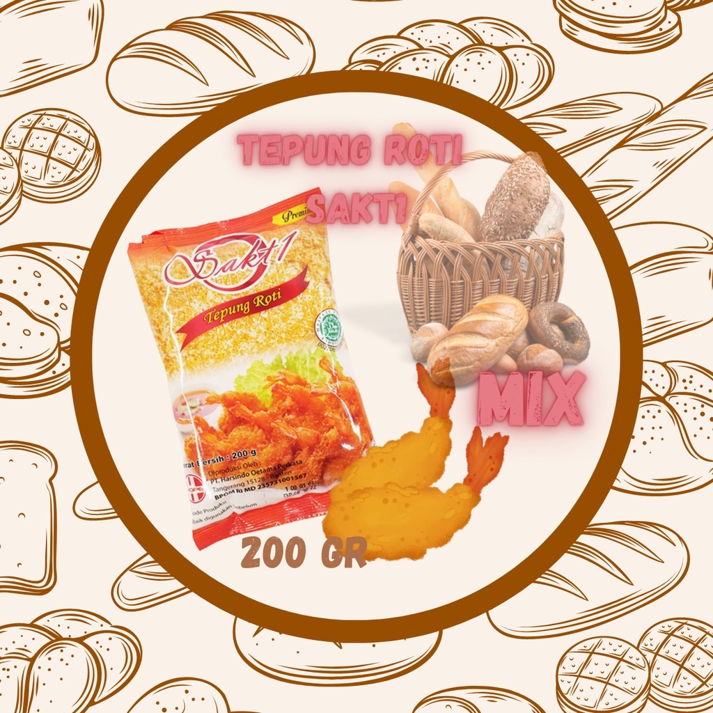 Sakti Tepung Roti MIX 200 GR