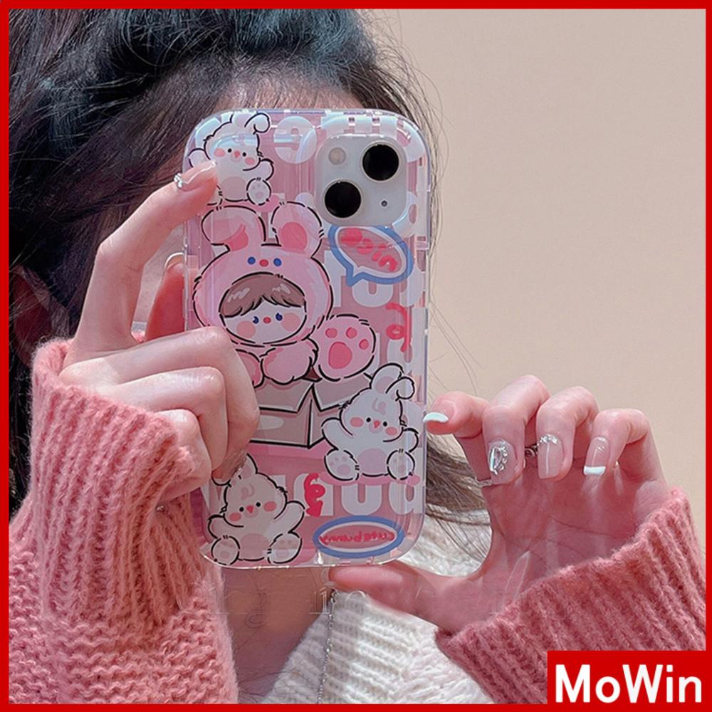 For iPhone 14 Pro Max iPhone Case Soft Case TPU Clear Case Airbag Shockproof Protection Camera Cartoon Cute Compatible For iPhone 13 Pro Max 12 Pro Max 11 Pro Max 7plus XR xs max
