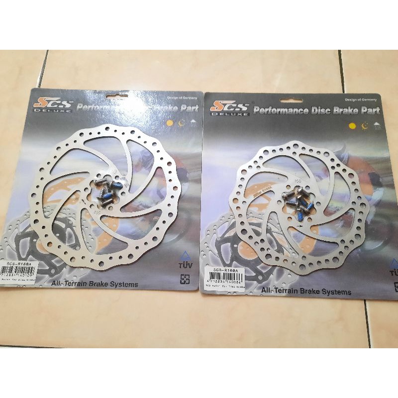 ROTOR DISC / PIRINGAN CAKRAM SEPEDA 6BOLT SCS 160 & 180