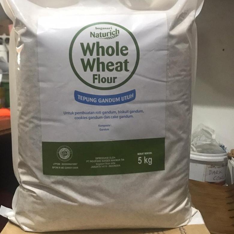 

Termurah Tepung Gandum Utuh 5kg - Naturich Whole Wheat - Gandum= grosir