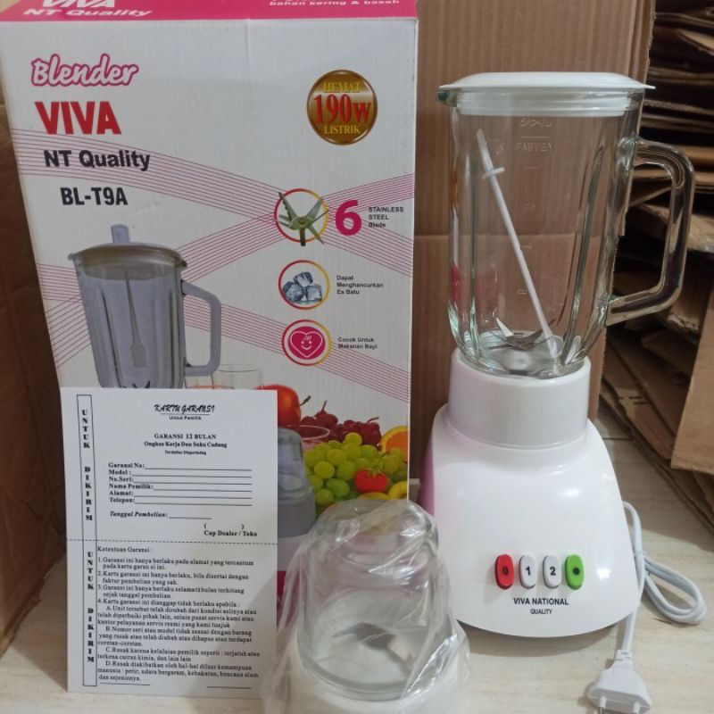 BLENDER NASIONAL 2in1 kaca 1Liter Blender murah dan bagus
