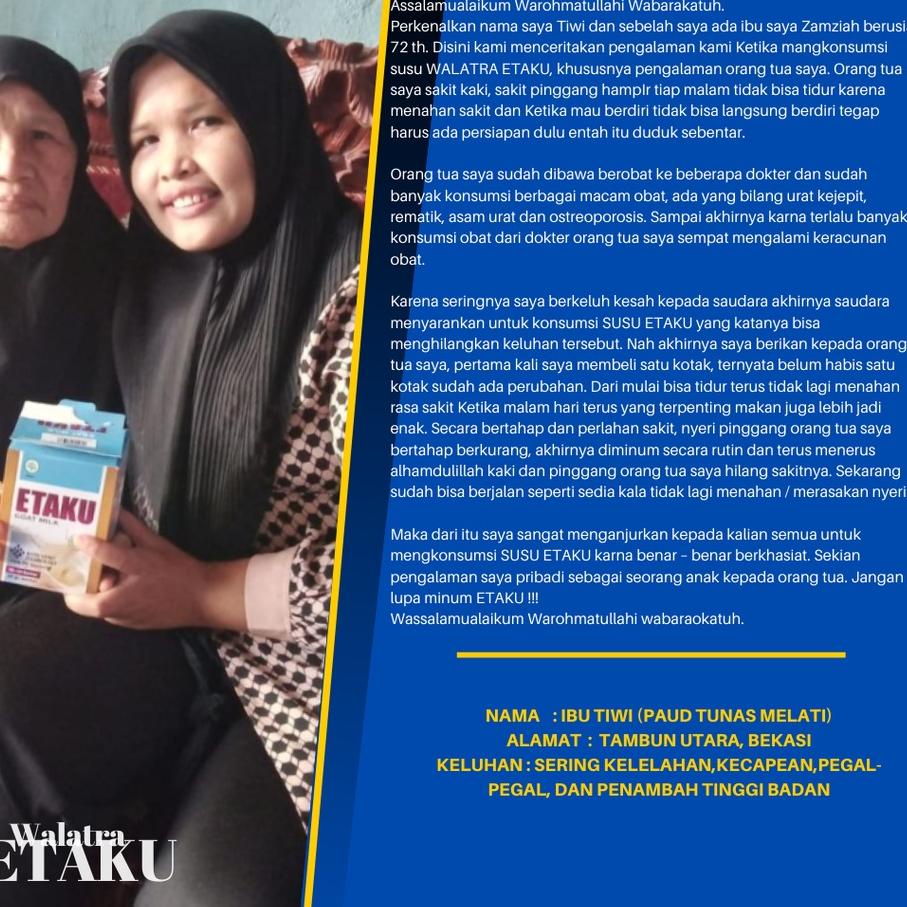 

11.11✔️Susu Peninggi Badan Anak Dan Dewasa Walatra Etaku Goat Milk - 100% Susu Kambing Etawa ASLI|SQ3