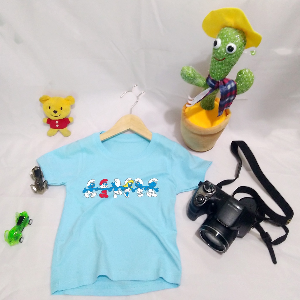 Kaos Distro Anak / Smurf / Kaos Smurf premium
