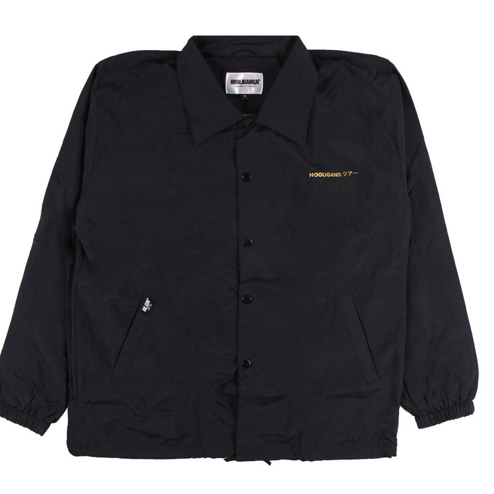 Mau Hemat--Hooligans Coach Jacket Rush Black
