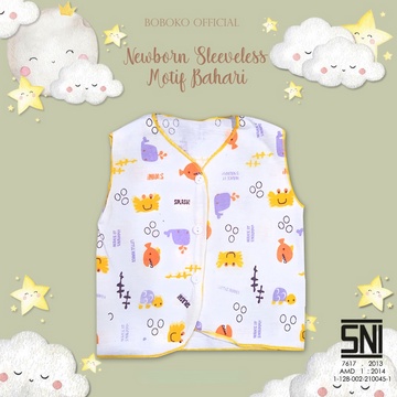 Boboko Baju Newborn Sleeveless Motif Bahari 0-3 bulan
