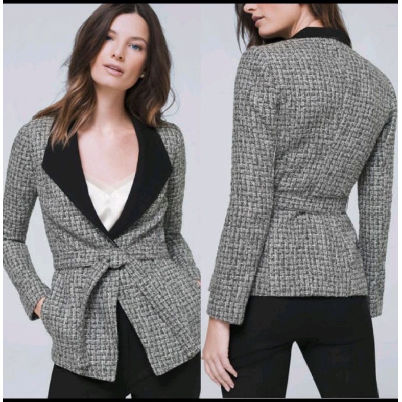 WHBM  Tweed Jacket blazer