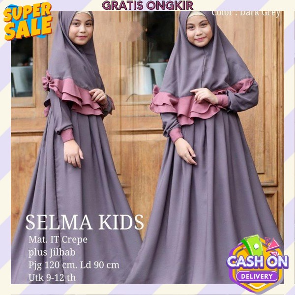 Gamis Anak Pereampuan Terbaru Gamis Anak Perempuan Remaja Bju Gamis Anak Usia Tanggung Dress Gamis A