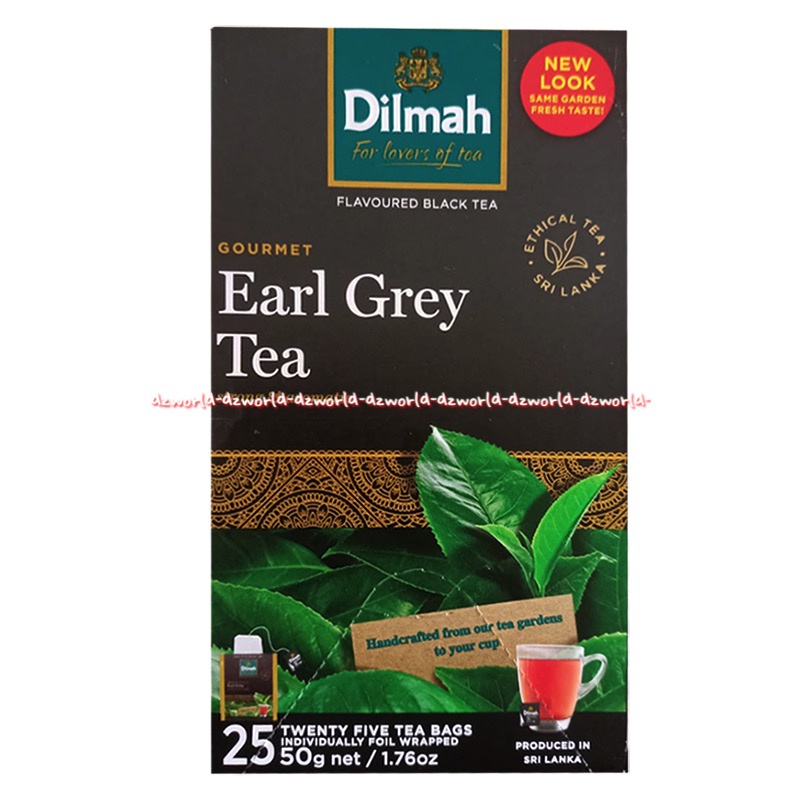 Dilmah Earl Grey 25bag Tea Bag Teh Import Teh Dilmah Blue Biru 25 bag Dil Mah Early Grey Teh Kemasan Sachet