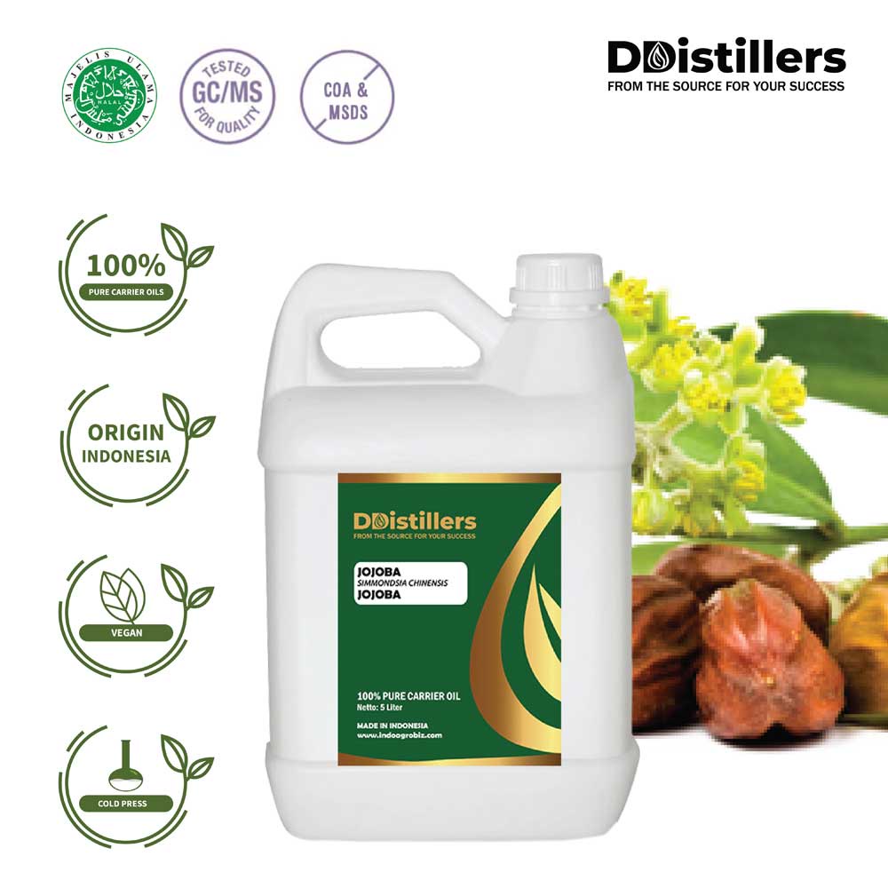 Jojoba / Jojoba Carrier Oil Pure 100%, 5L HDPE