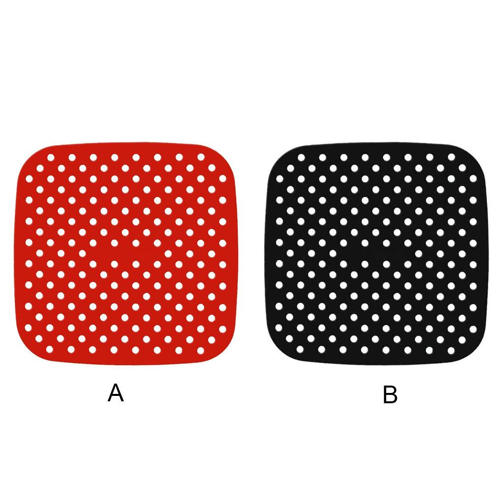 Air Fryer Liner Reusable Airware Mat Non-stick Persegi Dapur Air Fryer Aksesori