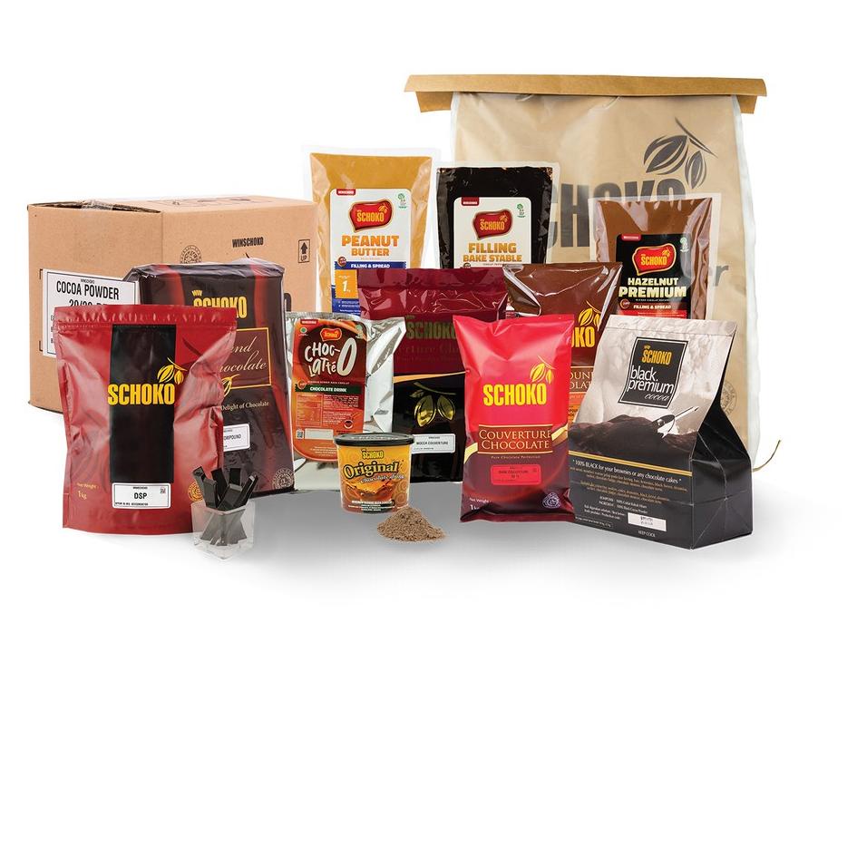 

✨Original✨ SCHOKO Dark 60% Couverture Cube - 1 Kg / Coklat Kovertur Bentuk Dadu !!!