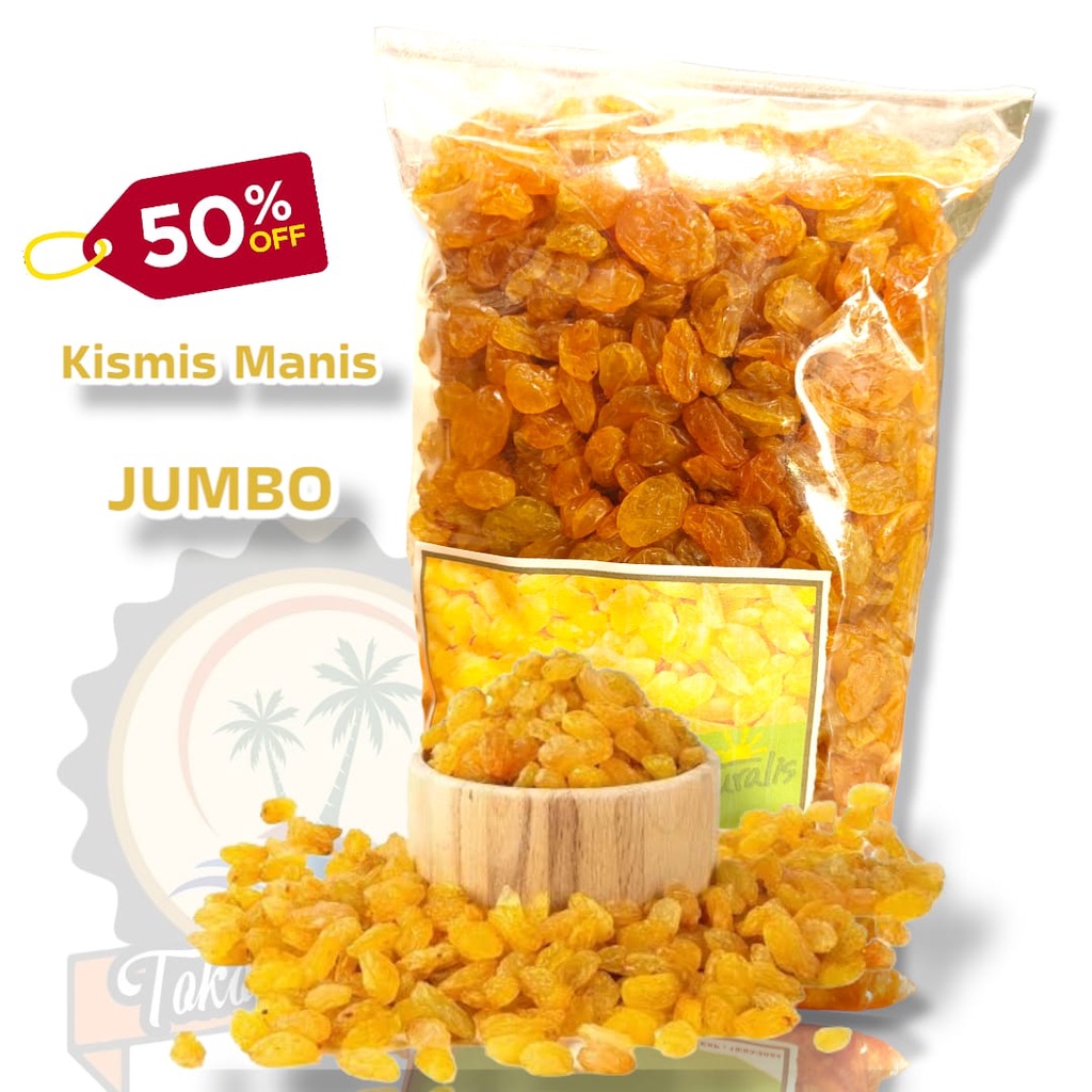 

KISMIS KUNING JUMBO 500GR