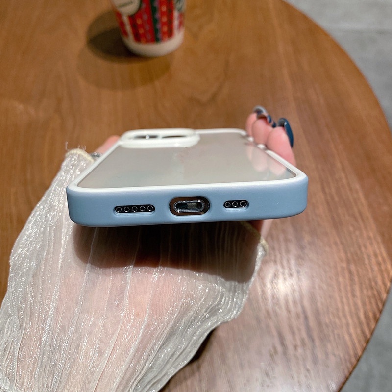 Soft case tpu Transparan Anti Jatuh shockproof Cover Iphone 11 12 13pro Max X XS XR XSMAX 7 8plus